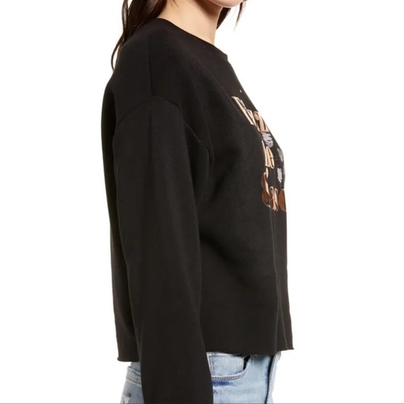 HP! BP. Fizz The Season Raw Hem Sweatshirt Women’s Size Medium - Picture 4 of 11